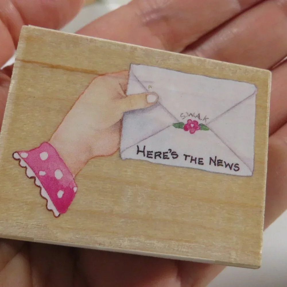 Rubber Stamps Wood Mounted (Fun Collection)